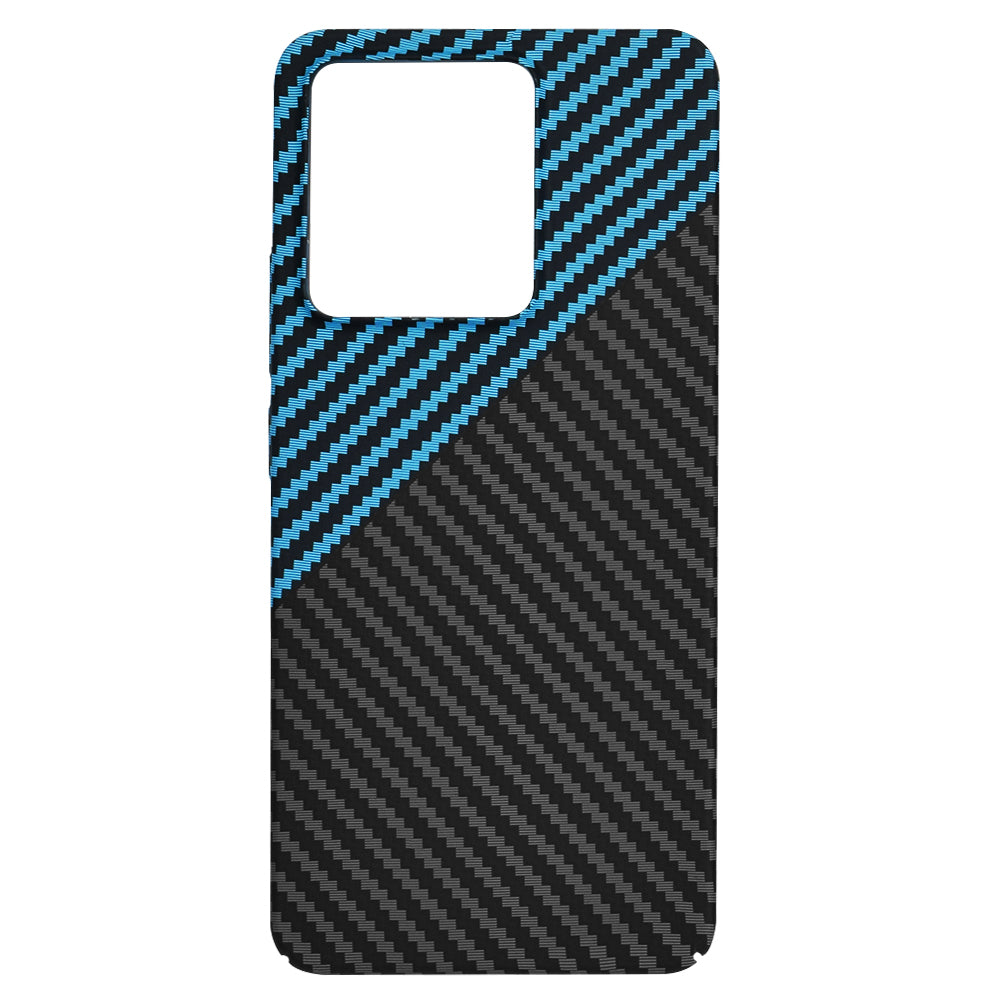 Maska za Xiaomi Redmi Note 13 4G, Techsuit, Carbonite FiberShell, Crno Plava