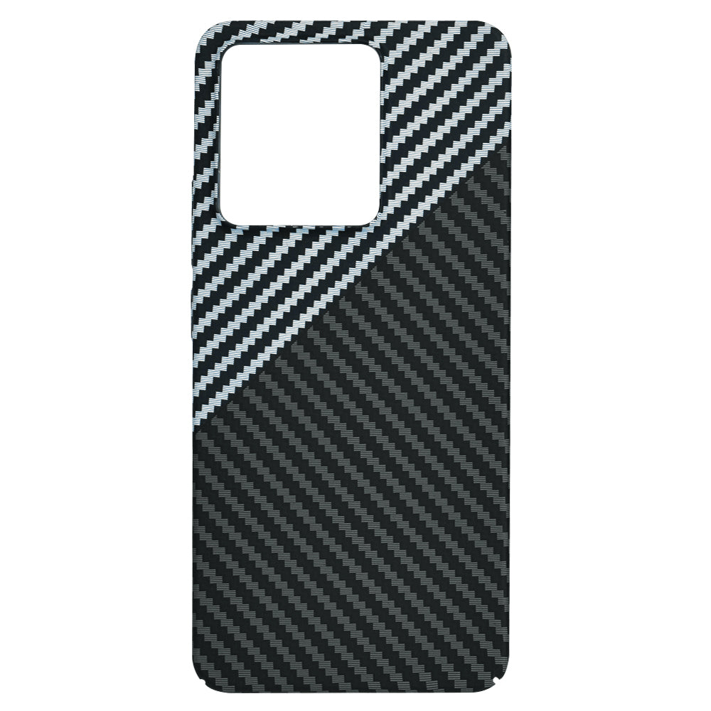 Maska za Xiaomi Redmi Note 13 4G, Techsuit, Carbonite FiberShell, Crno Siva