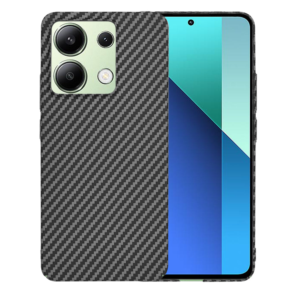 Maska za Xiaomi Redmi Note 13 4G, Techsuit, Carbonite FiberShell, Crna