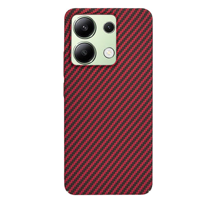 Maska za Xiaomi Redmi Note 13 4G, Techsuit, Carbonite FiberShell, Crvena