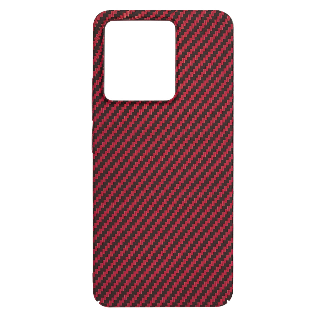 Maska za Xiaomi Redmi Note 13 4G, Techsuit, Carbonite FiberShell, Crvena