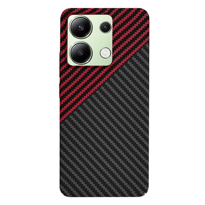 Maska za Xiaomi Redmi Note 13 4G, Techsuit, Carbonite FiberShell, Crno Crvena