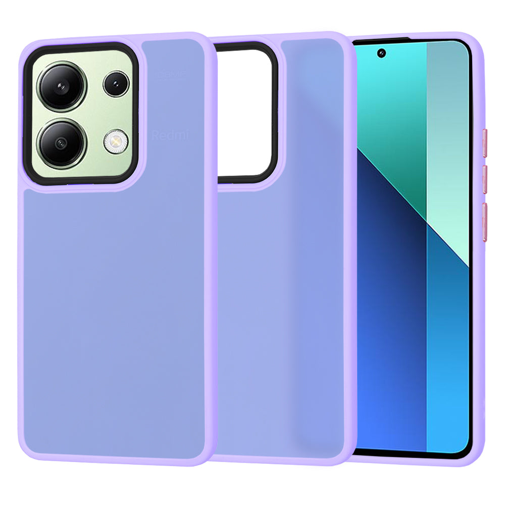 Maska za Xiaomi Redmi Note 13 4G, Techsuit, HaloFrost, Svijetlo Ljubičasta