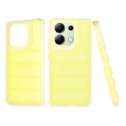 Maska za Xiaomi Redmi Note 13 4G, Techsuit, Wave Shield, Žuta