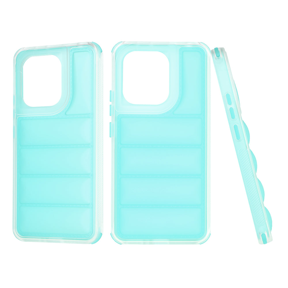 Maska za Xiaomi Redmi Note 13 4G, Techsuit, Wave Shield, Tirkizna