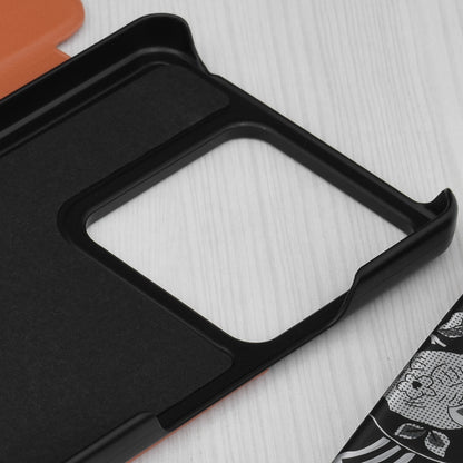 Maska za Xiaomi Redmi Note 13 5G, Techsuit, eFold, Narančasta