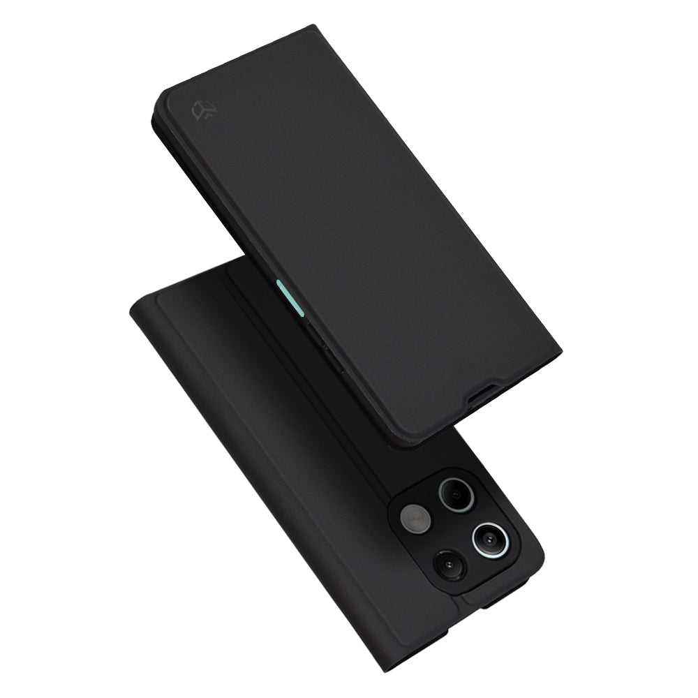 Maska za Xiaomi Redmi Note 13 5G, Techsuit, Magskin Book, Crna