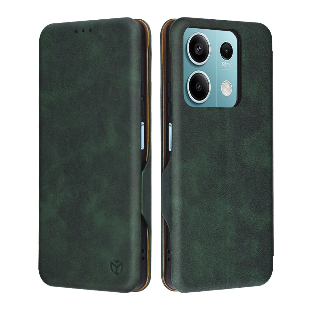 Futrola za Xiaomi Redmi Note 13 5G, Techsuit, Safe Wallet Plus, Zelena