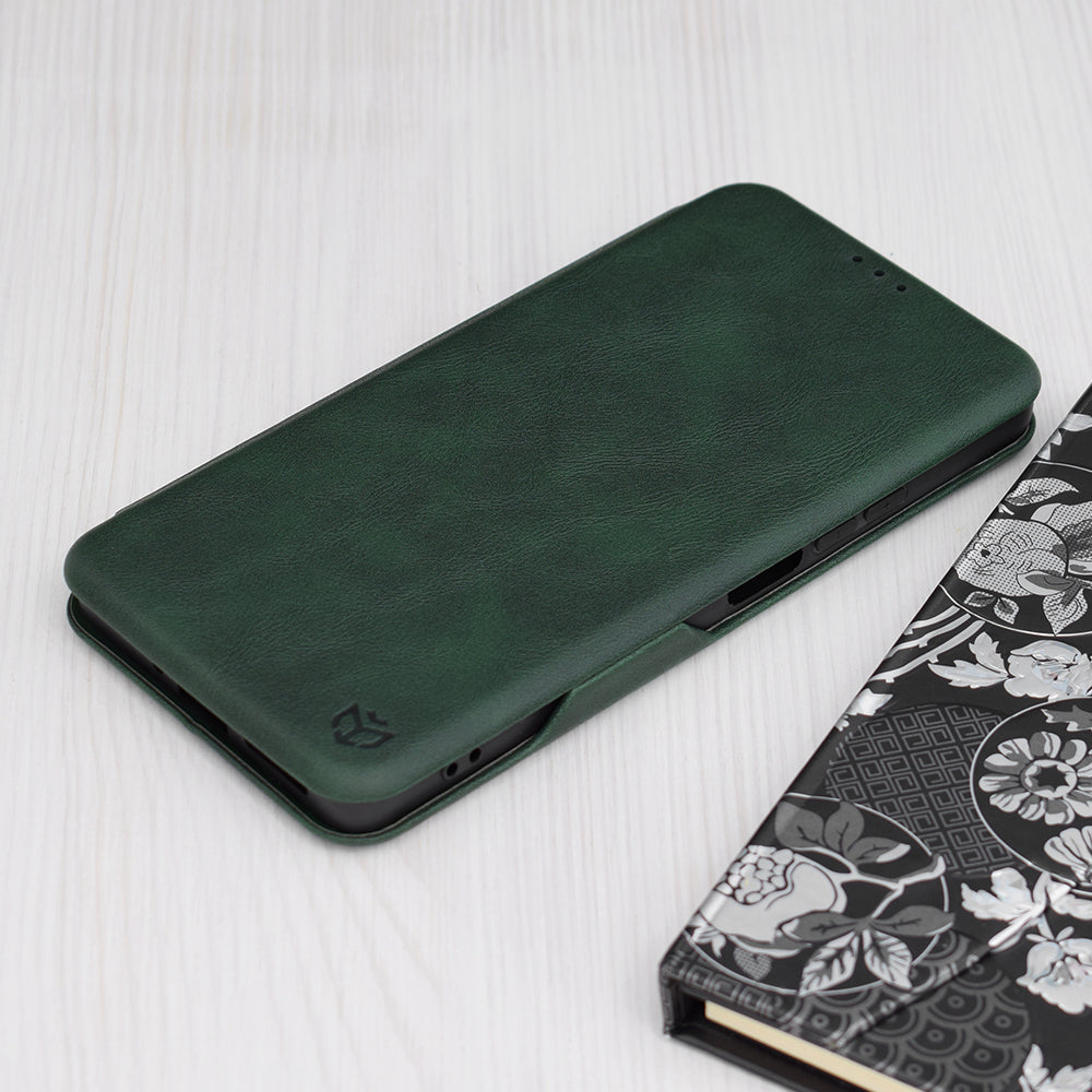 Futrola za Xiaomi Redmi Note 13 5G, Techsuit, Safe Wallet Plus, Zelena