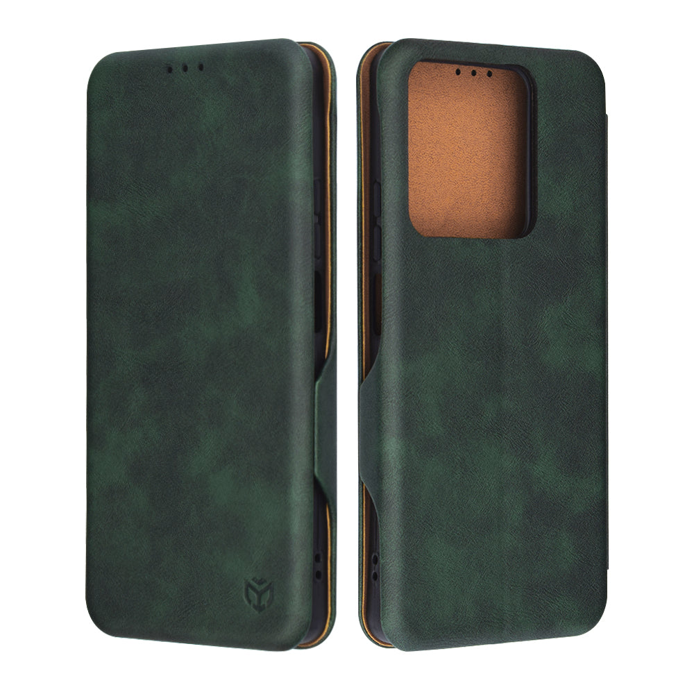 Futrola za Xiaomi Redmi Note 13 5G, Techsuit, Safe Wallet Plus, Zelena