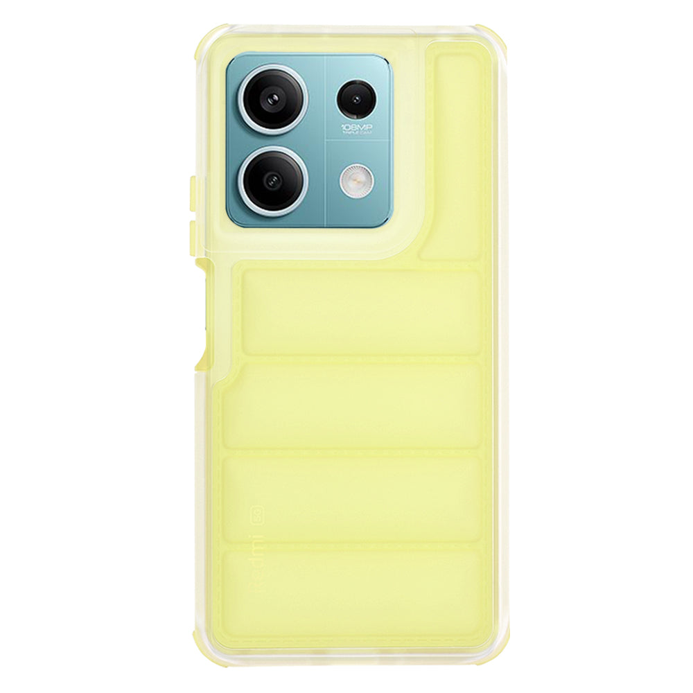 Maska za Xiaomi Redmi Note 13 5G, Techsuit, Wave Shield, Žuta