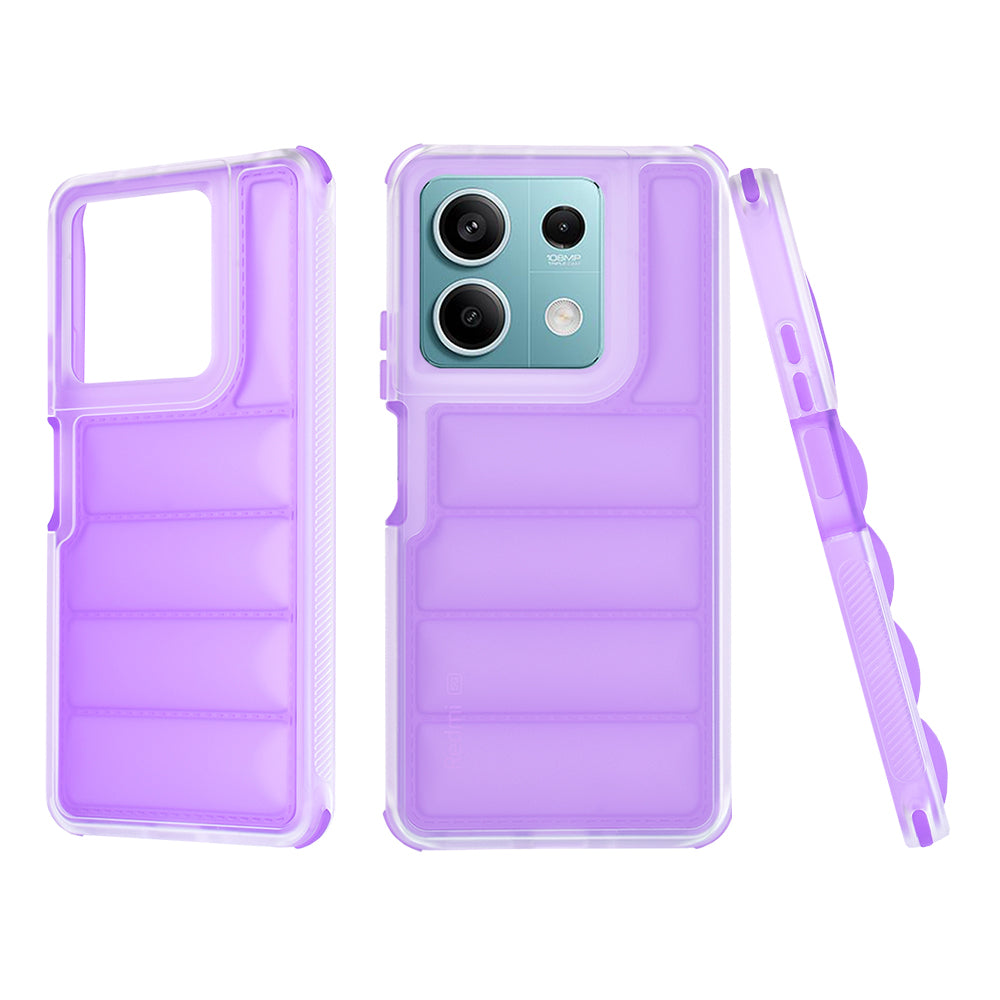 Maska za Xiaomi Redmi Note 13 5G, Techsuit, Wave Shield, Ljubičasta