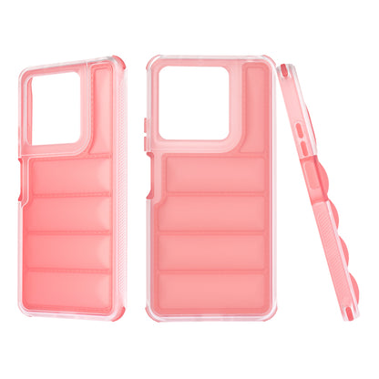 Maska za Xiaomi Redmi Note 13 5G, Techsuit, Wave Shield, Crvena