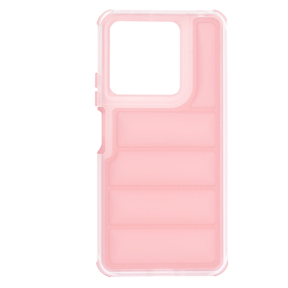 Maska za Xiaomi Redmi Note 13 5G, Techsuit, Wave Shield, Roza