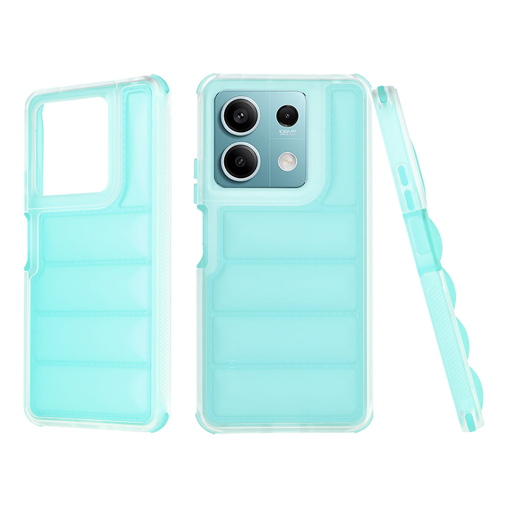 Maska za Xiaomi Redmi Note 13 5G, Techsuit, Wave Shield, Tirkizna