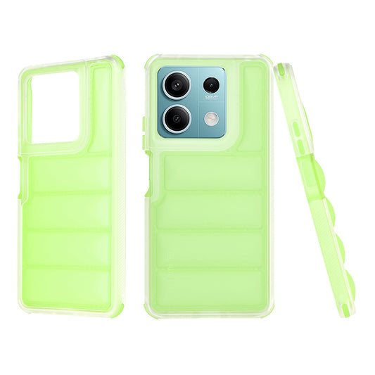 Maska za Xiaomi Redmi Note 13 5G, Techsuit, Wave Shield, Zelena