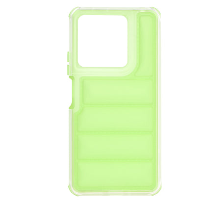 Maska za Xiaomi Redmi Note 13 5G, Techsuit, Wave Shield, Zelena