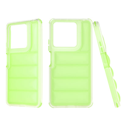 Maska za Xiaomi Redmi Note 13 5G, Techsuit, Wave Shield, Zelena