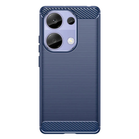 Maska za Xiaomi Redmi Note 13 Pro 4G / Poco M6 Pro 4G, Techsuit, Karbon, Plava