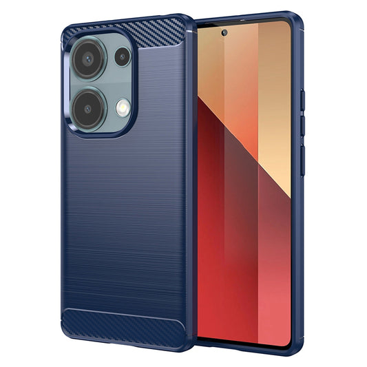 Maska za Xiaomi Redmi Note 13 Pro 4G / Poco M6 Pro 4G, Techsuit, Karbon, Plava