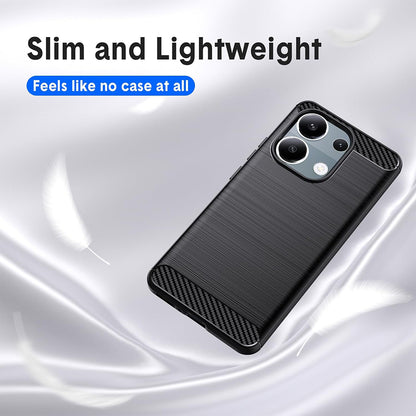 Maska za Xiaomi Redmi Note 13 Pro 4G / Poco M6 Pro 4G, Techsuit, Karbon, Crna