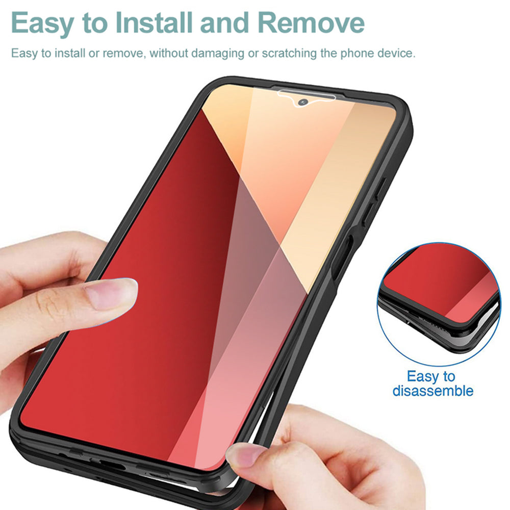 Maska za Xiaomi Redmi Note 13 Pro 4G / Poco M6 Pro 4G, Techsuit, ColorVerse 360, Crna