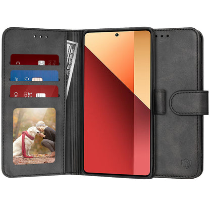 Futrola za Xiaomi Redmi Note 13 Pro 4G / Poco M6 Pro 4G, Techsuit, Diary Book, Crna