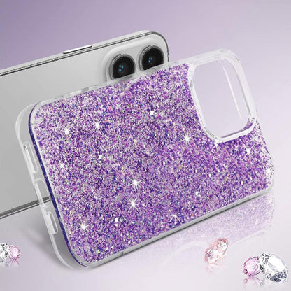 Maska za Xiaomi Redmi Note 13 Pro 4G / Poco M6 Pro 4G, Techsuit, Sjajni Glitter, Roza
