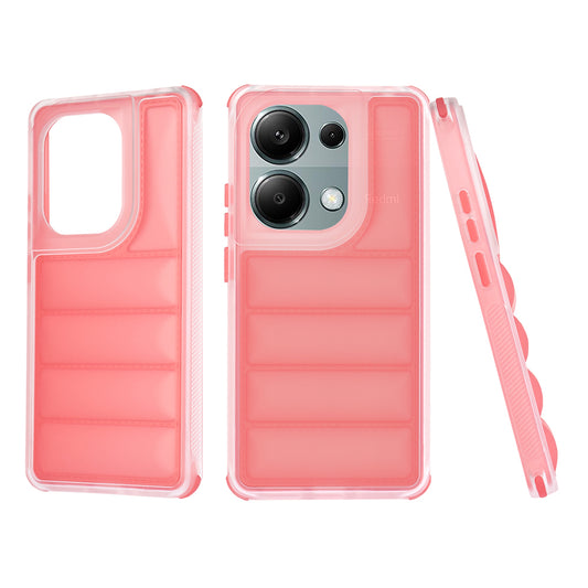 Maska za Xiaomi Redmi Note 13 Pro 4G / Poco M6 Pro 4G, Techsuit, Wave Shield, Crvena