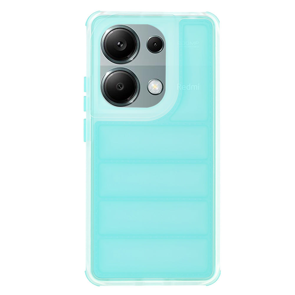 Maska za Xiaomi Redmi Note 13 Pro 4G / Poco M6 Pro 4G, Techsuit, Wave Shield, Tirkizna