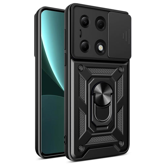Maska za Xiaomi Redmi Note 13 Pro 4G / Poco M6 Pro 4G, Techsuit, CamShield, Crna