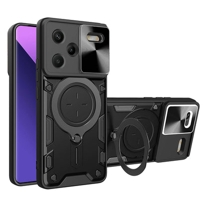 Maska za Xiaomi Redmi Note 13 Pro+, Techsuit, CamGuard Pro, Crna