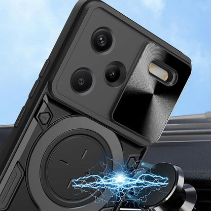 Maska za Xiaomi Redmi Note 13 Pro+, Techsuit, CamGuard Pro, Crna