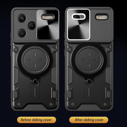 Maska za Xiaomi Redmi Note 13 Pro+, Techsuit, CamGuard Pro, Crna