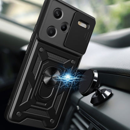 Maska za Xiaomi Redmi Note 13 Pro+, Techsuit, CamShield, Crna