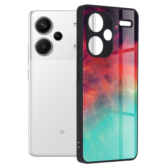 Maska za Xiaomi Redmi Note 13 Pro+, Techsuit, Glaze, Tirkizna