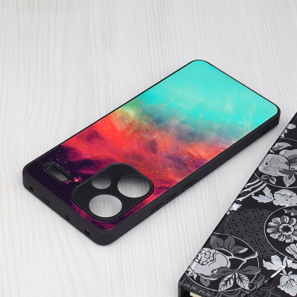 Maska za Xiaomi Redmi Note 13 Pro+, Techsuit, Glaze, Tirkizna