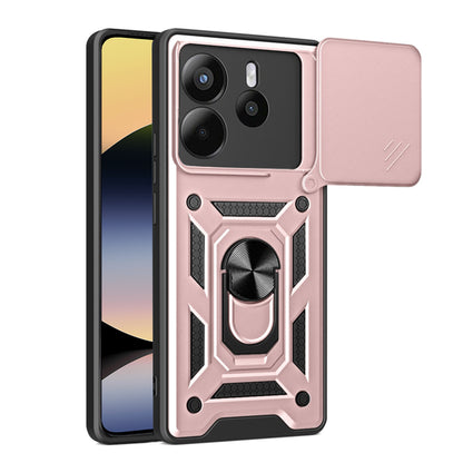 Maska za Xiaomi Redmi Note 14 4G (Regionalna), Techsuit, CamShield, Roza