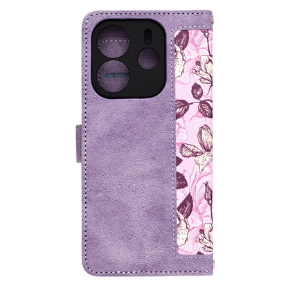 Maska za Xiaomi Redmi Note 14 4G (Regionalna), Techsuit, FlipCraft, Ljubičasta
