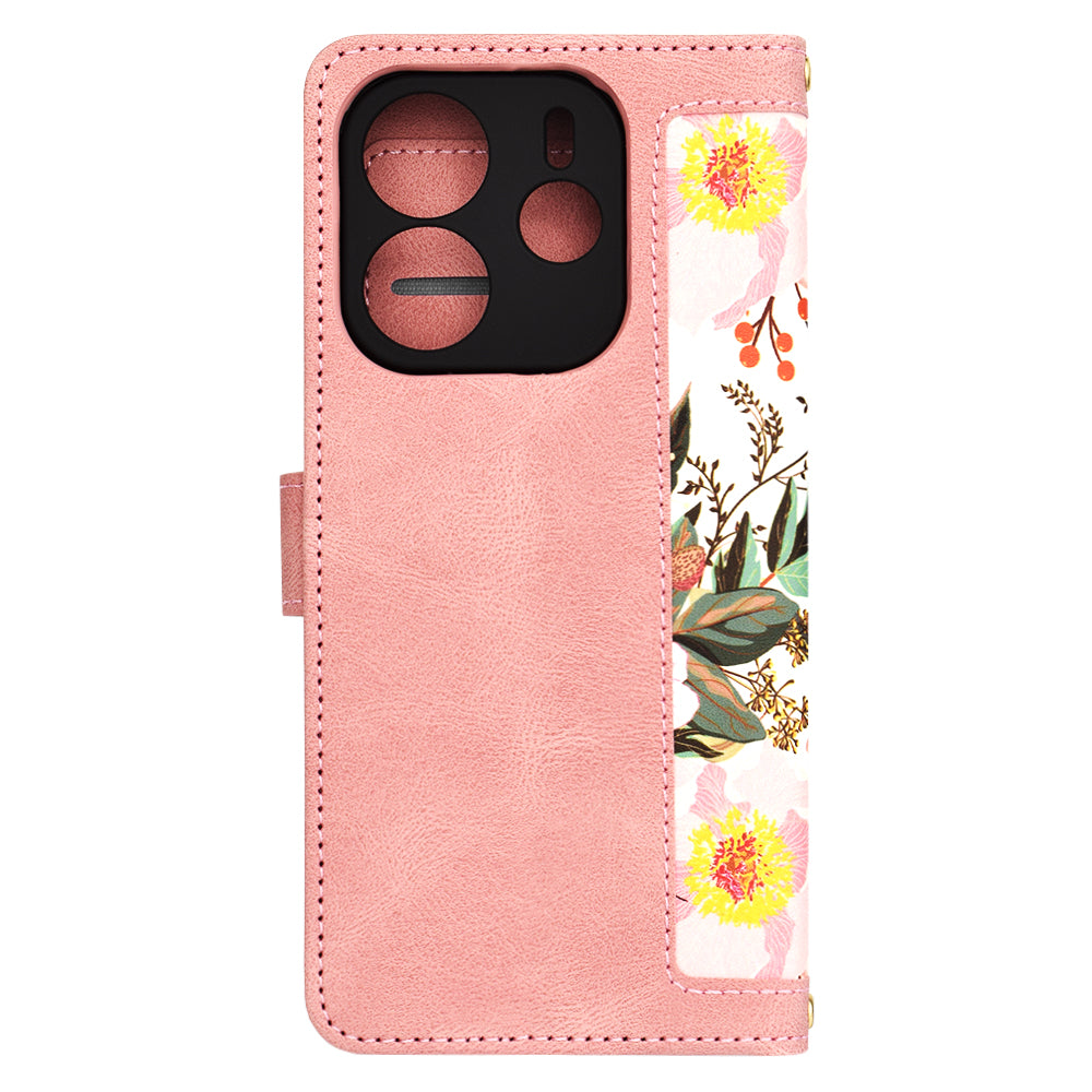 Maska za Xiaomi Redmi Note 14 4G (Regionalna), Techsuit, FlipCraft, Roza
