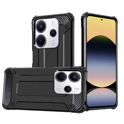Maska za Xiaomi Redmi Note 14 4G (Regionalna), Techsuit, Hybrid Armor, Crna