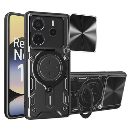 Maska za Xiaomi Redmi Note 14 4G (Standard), Techsuit, CamGuard Pro, Crna