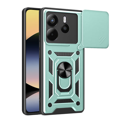 Maska za Xiaomi Redmi Note 14 4G (Standard), Techsuit, CamShield, Zelena
