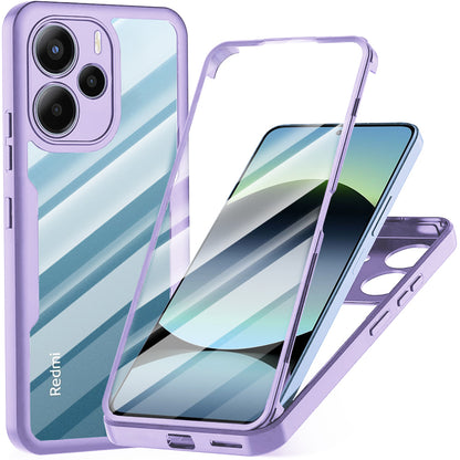 Maska za Xiaomi Redmi Note 14 4G (Standard), Techsuit, ColorVerse 360, Ljubičasta