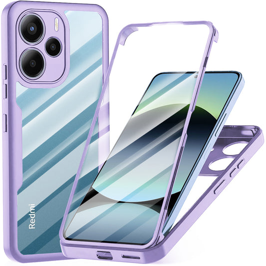 Maska za Xiaomi Redmi Note 14 4G (Standard), Techsuit, ColorVerse 360, Ljubičasta
