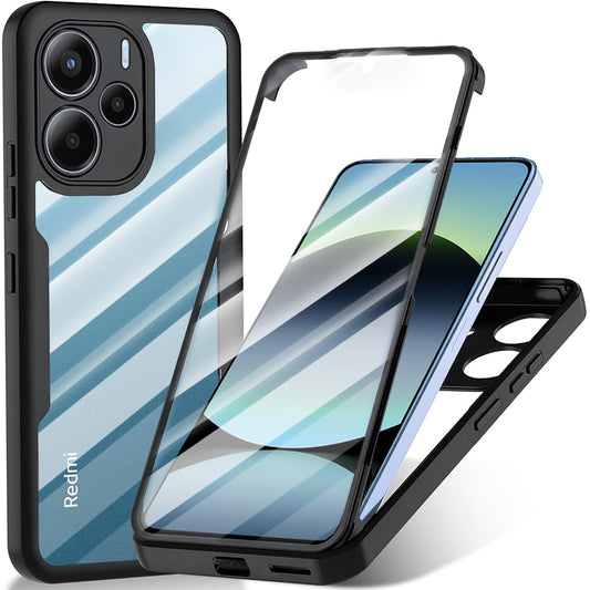 Maska za Xiaomi Redmi Note 14 4G (Standard), Techsuit, ColorVerse 360, Crna