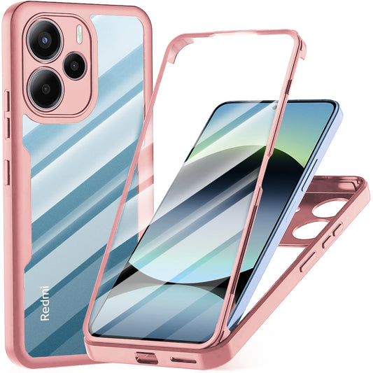 Maska za Xiaomi Redmi Note 14 4G (Standard), Techsuit, ColorVerse 360, Roza