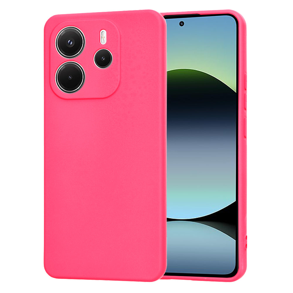 Maska za Xiaomi Redmi Note 14 4G (Standard), Techsuit, SoftFlex, Tamno Roza