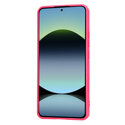 Maska za Xiaomi Redmi Note 14 4G (Standard), Techsuit, SoftFlex, Tamno Roza