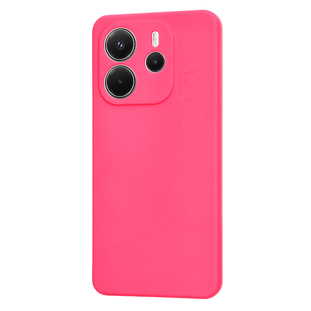 Maska za Xiaomi Redmi Note 14 4G (Standard), Techsuit, SoftFlex, Tamno Roza